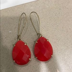 Red Kendra Scott earrings